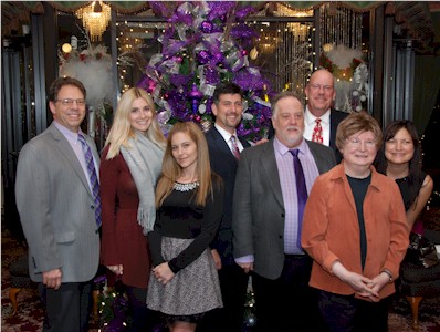 staff holiday photo of William A. McGinty Co. team